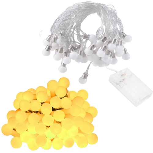 Гирлянда Springos лампочки 10 м 50 LED теплый белый (CL0113)