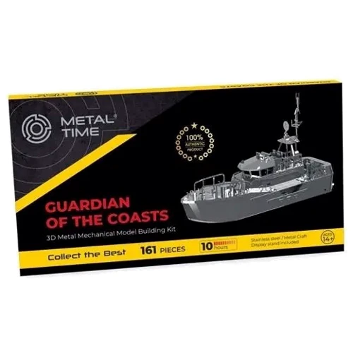 Коллекционная модель-конструктор Metal Time Guardian of the Coasts Механический катер береговой охраны (MT018) фото 6