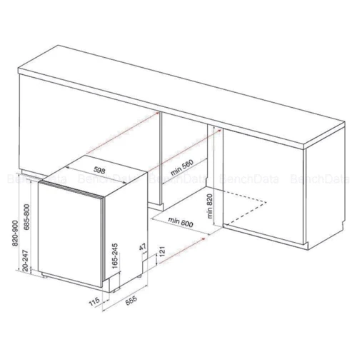 Встраиваемая посудомоечная машина Whirlpool WCIO 3T321 PS E: Цвет белый