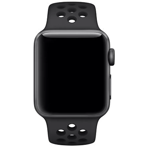 Аксесуар для Watch Apple Sport Band Nike Anthracite/Black (MQ2K2/MTMP2) for Apple Watch 38/40mm