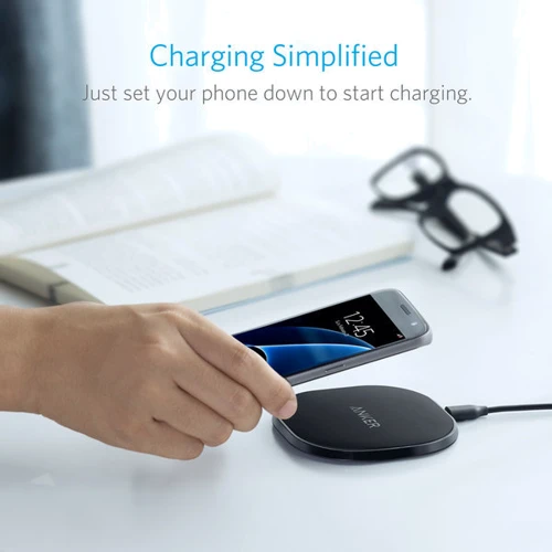 Зарядний пристрій ANKER Wireless Fast Charger 10W Black (A2513H12): Особливості Швидка зарядка