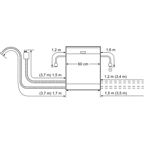 Встраиваемая посудомоечная машина Siemens SN658X00IE: Расход воды, л 9.5 л (для программы экономичная 50°)