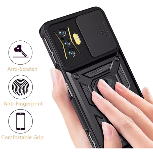 Чехол для телефонов Mobile Case Camshield Serge Ring Blue for Xiaomi Poco F4 GT: Цвет синий