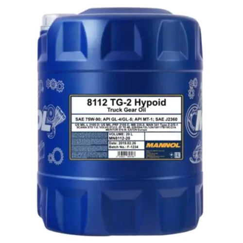 Трансмиссионное масло Mannol 8112 TG-2 Hypoid GL-4/5 75W-90 20 л (MN8112-20)