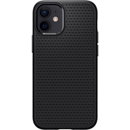 Чехол для iPhone Spigen Liquid Air Matte Black (ACS01744) for iPhone 12 mini: Цвет черный