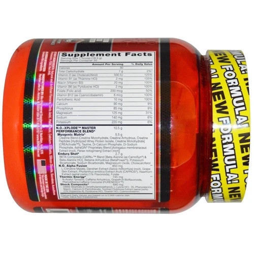 BSN N.O.-Xplode 3.0 Pre-Workout Igniter 30 serv. 555 g Fruit Punch: Пол Унисекс