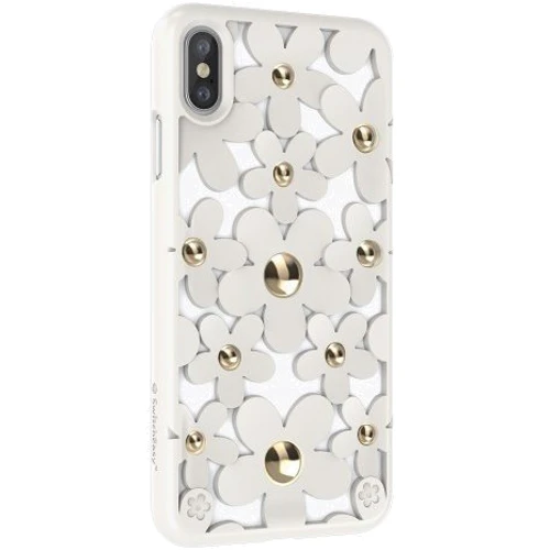 Чехол для iPhone SwitchEasy Fleur White (GS-103-46-146-18) for iPhone Xs Max: Материалы пластик