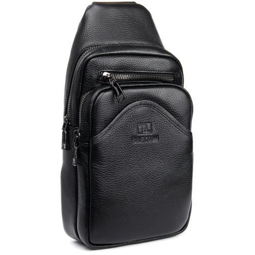 Чоловіча сумка-слінг Bretton чорна (BP 7936-42 black)