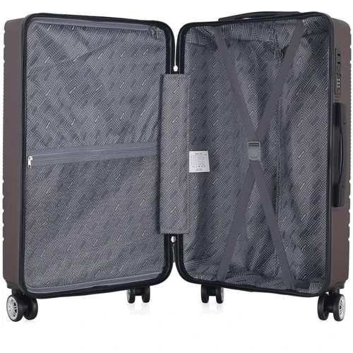 Валіза Semi Line 24" (M) Brown (T5788-2): Тип ручки телескопічна ручка, Коротка ручка