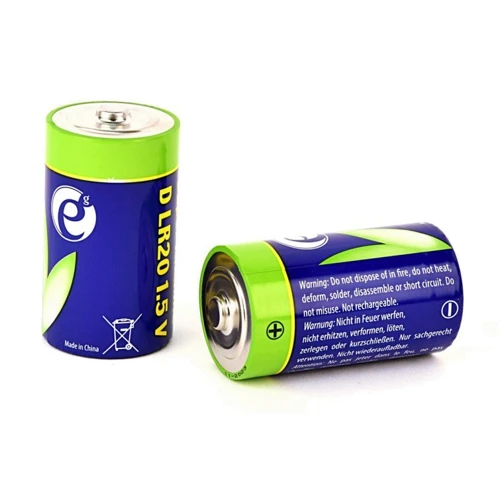 EnerGenie D bat Alkaline 2шт (EG-BA-LR20-01) фото 1