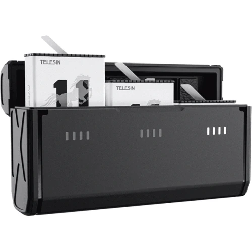 Зарядний пристрій TELESIN Charging Box для 3-х акумуляторів GoPro HERO9/10/11/12 Black без АКБ (GP-HPK-011) фото 4