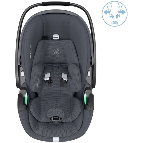 Автокрісло Maxi-Cosi Pebble 360 ​​Pro2 Twillic Graphite (8052204110): Група 0+ (до 13 кг), автокресло-переноска