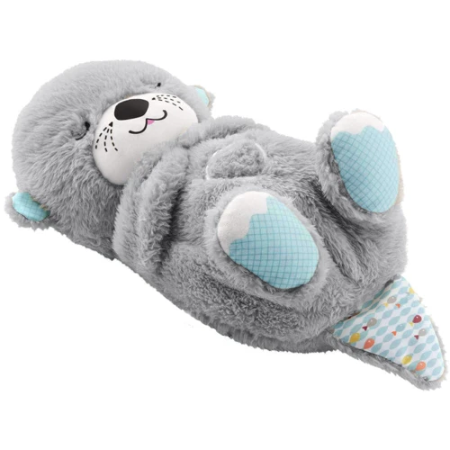Мягкая игрушка ночник Bambi Дышащая выдра grey (2284-25 grey): Режим подсветки Тёплый свет