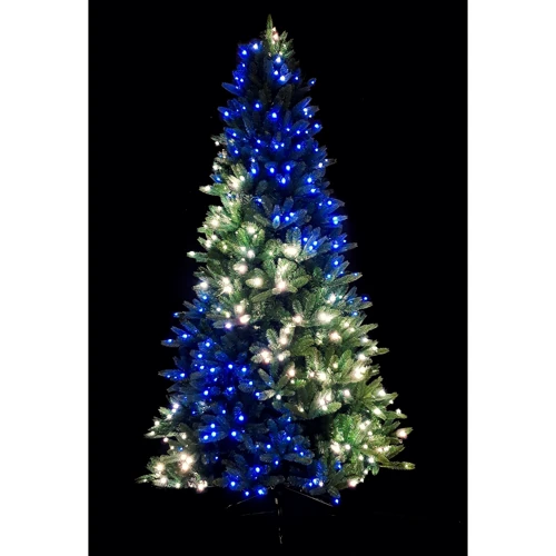 Smart LED Гирлянда Twinkly tree Strings RGBW 400, Gen II, настроена на 2,3м елки, кабель зеленый фото 6