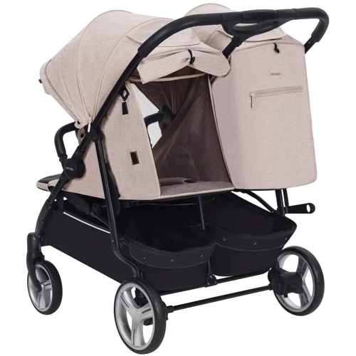 Універсальна коляска 2 в 1 для двійні Carrello Connect Cotton Beige (CRL-5502/1 Cotton Beige) фото 12