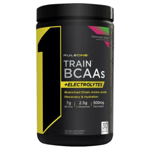 Амінокислота для спорту Rule 1 Train BCAAs + Electrolytes 450 g / 30 servings / Watermelon