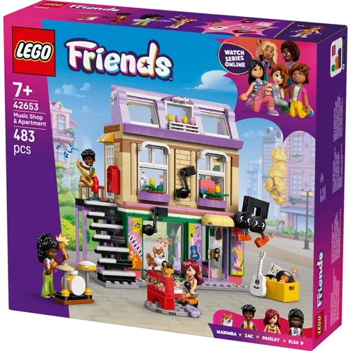 Конструктор LEGO Friends Музыкальный магазин и квартира (42653)