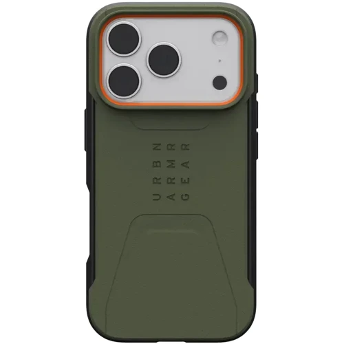 Чехол для iPhone Urban Armor Gear UAG Civilian Magsafe Olive/Orange (114545117297) for iPhone 17 Pro