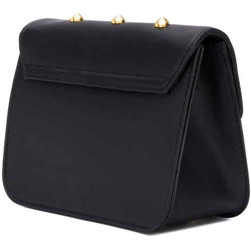 Женская сумка кросс боди Furla Metropolis Amoris Mini черная (1000640): Фактура Матовая, Гладкая