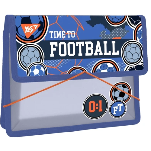 Папка для зошит Yes Football В5 пластикова на резинці (491799)