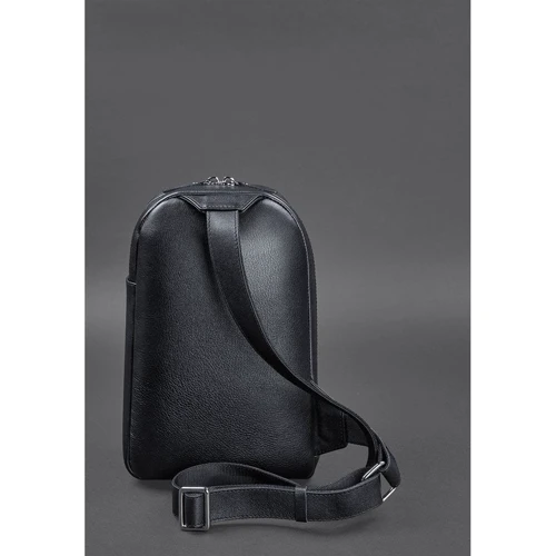 Чоловіча сумка-слінг BlankNote темно-синя (BN-BAG-42-navy-blue): Матеріал Натуральна шкіра