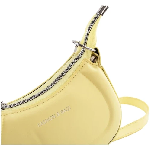 Жіноча сумка хобо Valiria Fashion жовта (5DETAA9200-yellow): Застібка Молния