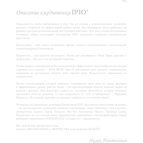 Книга-Ежедневник "IPIO" красный: Производитель Агенция АЙПИО