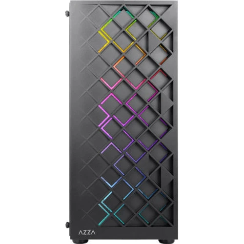 Корпус AZZA Spectra Black (CSAZ-280B): Типорозмір Midi-Tower