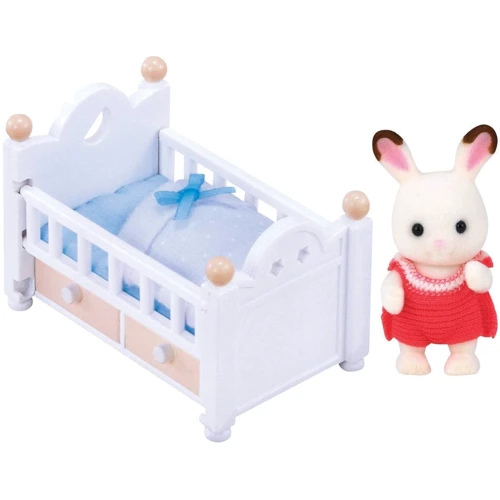 Игровой набор Sylvanian Families Шоколадный Кролик и кроватка (5017)