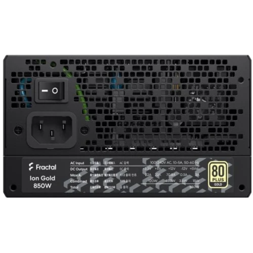 Блок живлення Fractal Design Ion Gold 850W (FD-P-IA2G-850): Вентилятор нижньої стінки 140 мм