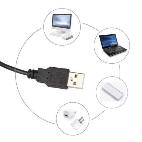 Кільцева лампа LiveStream 9см з власником, на прищіпки Чорний