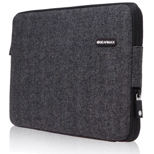 Сумка для ноутбуков WIWU 11.6" London Woolen Classic Sleeve Black (GM1705MB11.6) фото 4