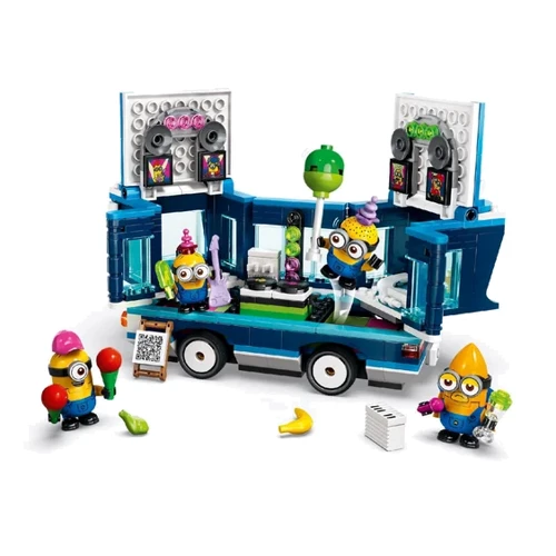 Конструктор LEGO Minions Автобус для музичної вечірки міньйонів (75581): Кількість деталей, шт. 379