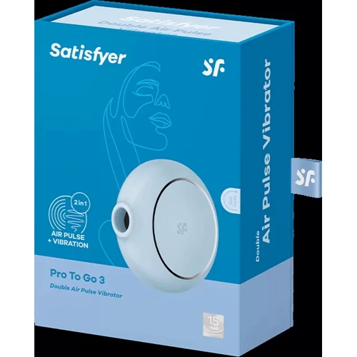Вакуумный стимулятор Satisfyer Pro To Go 3 Blue