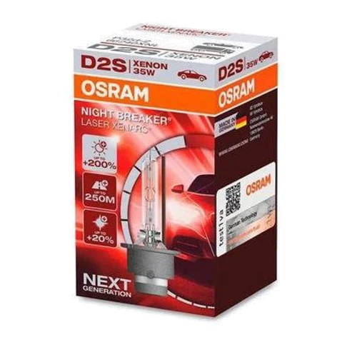 Ксенонова лампа Osram D2S 66240XNL Night Breaker Laser + 200%