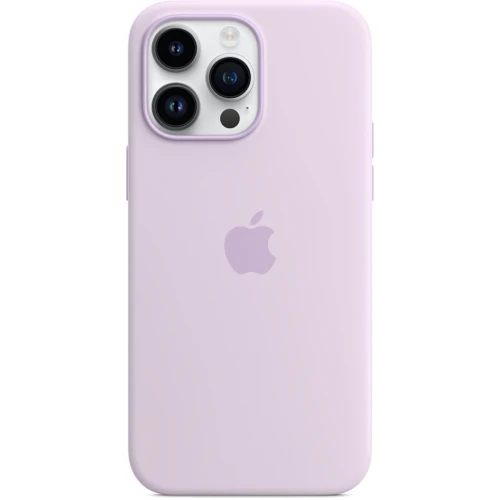 Чехол для iPhone Apple Silicone Case with MagSafe Lilac (MPTW3) for iPhone 14 Pro Max: Материалы Силикон