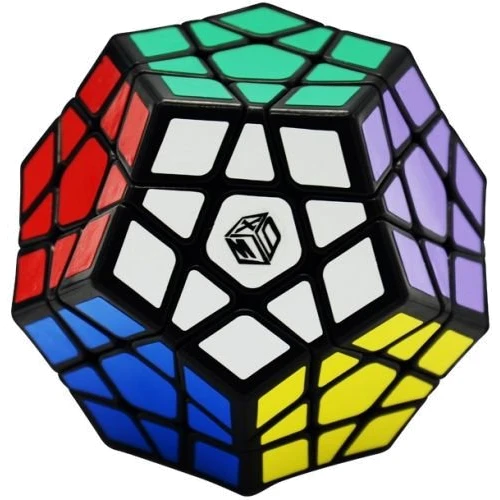 QiYi X-Man Galaxy Megaminx concave black Мегаминкс КиЙи вогнутый