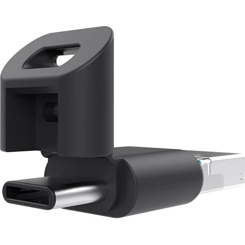 USB-флешка Silicon Power 64GB Mobile C50 USB 3.1/Type-C/microUSB Black (SP064GBUC3C50V1K) фото 6