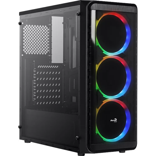 Корпус Aerocool SI-5200 RGB Tempered Glass