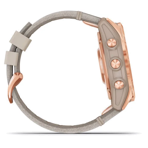 Смарт-часы Garmin Fenix 7S Sapphire Solar Rose Gold Titanium with Limestone Leather Band (010-02539-35): Интерфейсы подключения Bluetooth , Wi-Fi , ANT +