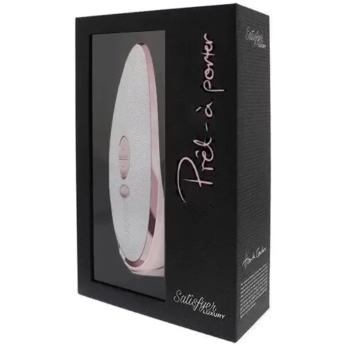 Вакуумный клиторальный стимулятор Satisfyer Luxury Pret-a-Porter White