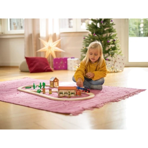 Игровой набор Eichhorn Железная дорога Путешествие на ферму 41 элемент 3+ (100001268)