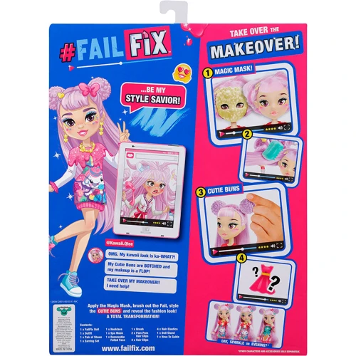 Игровой набор с куклой Failfix серии Total Makeover - Кьюти Каваи (12801) фото 10