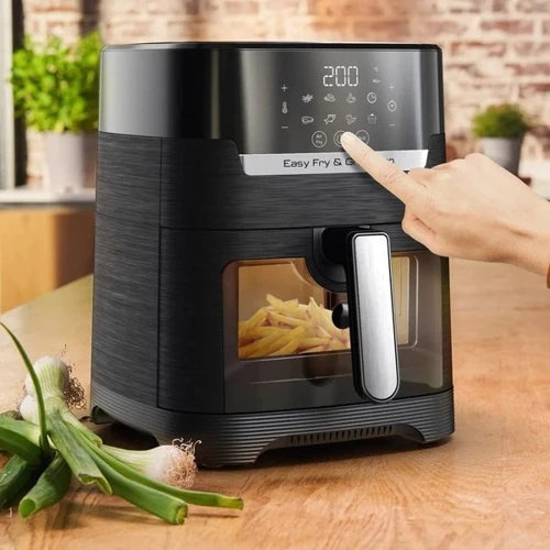 Фритюрница Tefal EY506840 Easy Fry & Grill Vision: Максимальное количество масла 4.2 л
