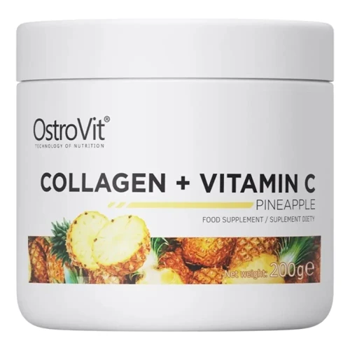 OstroVit Collagen + Vitamin C 200 g /20 servings/ Pineapple: Тип колаген