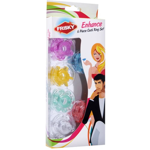 Насадки для члена Enhance 6 Piece Cock Ring Set