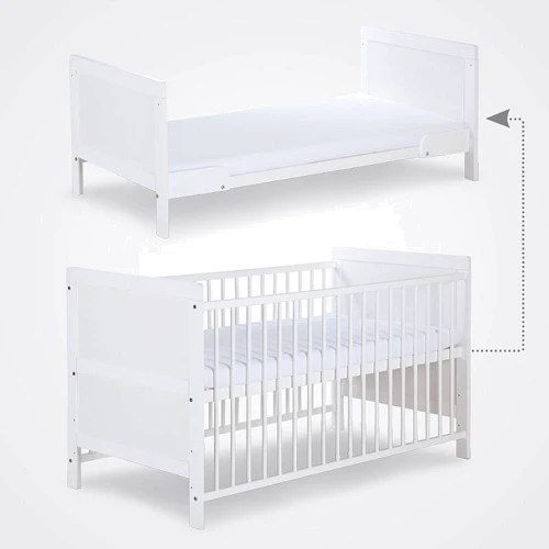 Детская кроватка Klups Marsell 140х70 см белая