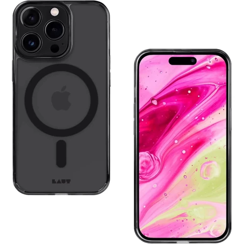 Чохол для iPhone LAUT CRYSTAL-M Transparent Black (L_IP22B_CRM_UB) для iPhone 14 Pro: Колір черный