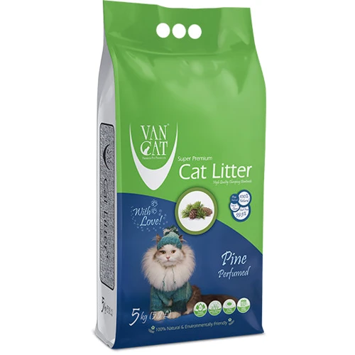 Наполнитель для кошачьего туалета Van Cat Pinе бентонитовый 5 кг (8699245857368)