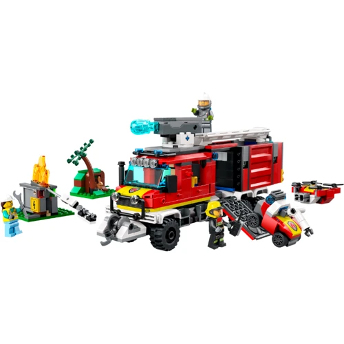Конструктор LEGO Command vehicle of fire Department Пожежена машина (60374): Рекомендований вік 7+